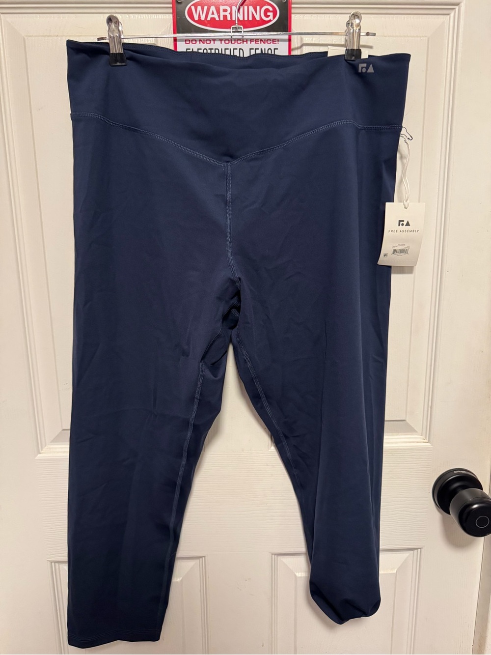 Free Assembly 7/8 Leggings Blue Size 2 Xl New Tags